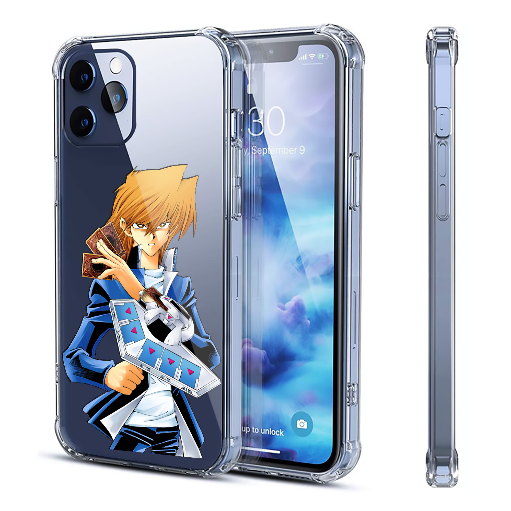 （画像用） 遊☆戯☆王 Yu-Gi-Oh! 【iPhone 12シリーズ対応】透明スマホケース（クリアソフトケース）